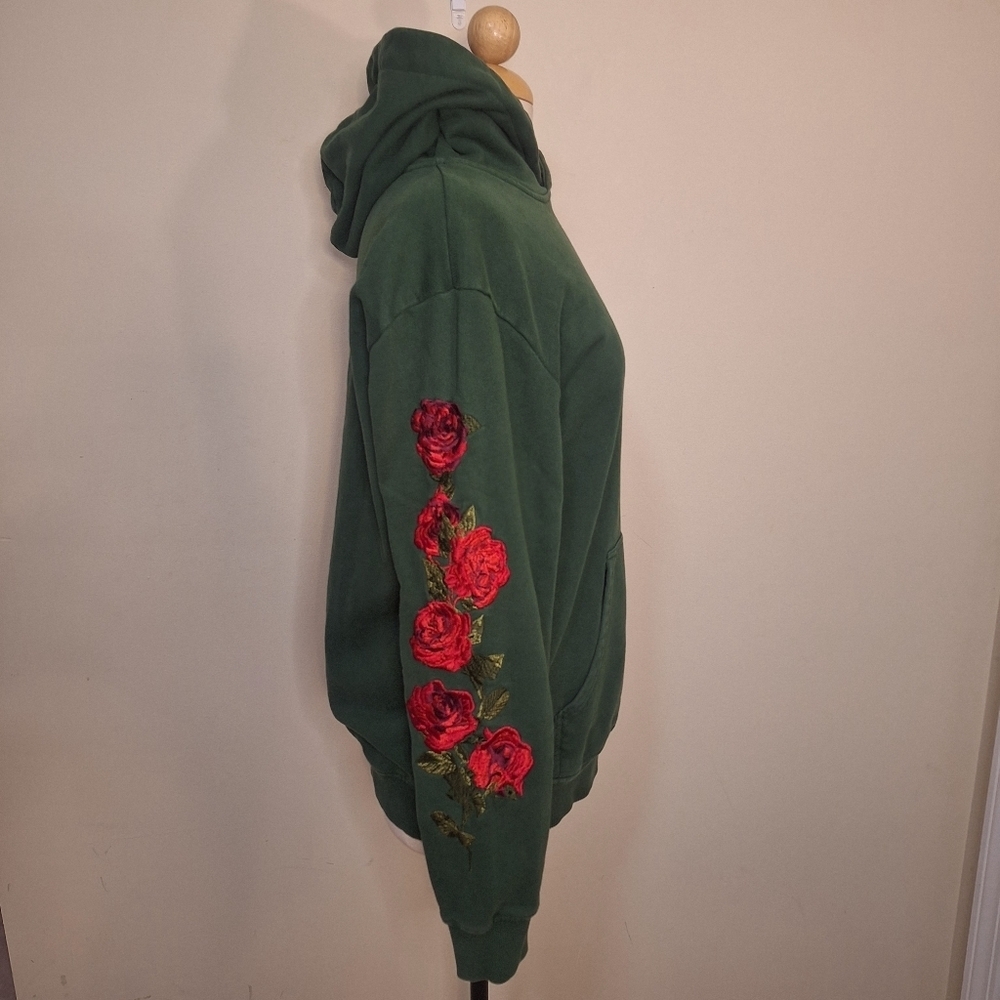 Criminal Damage River Island Rose hoodie unisex men's L - Picture 5 of 10